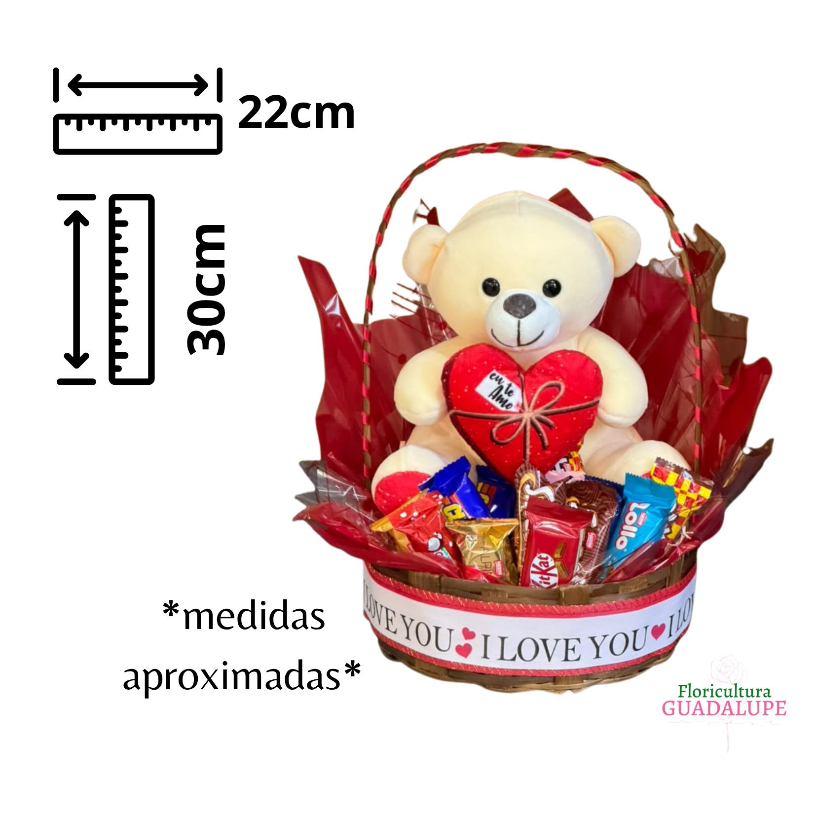 Cesta de Chocolate - Love Edition