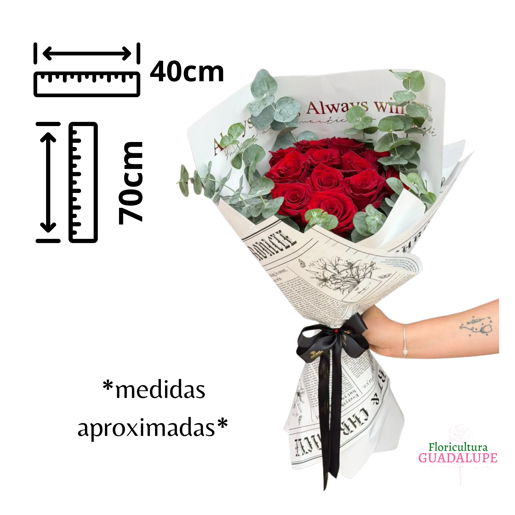 Buqu� de 12 Rosas - Always You