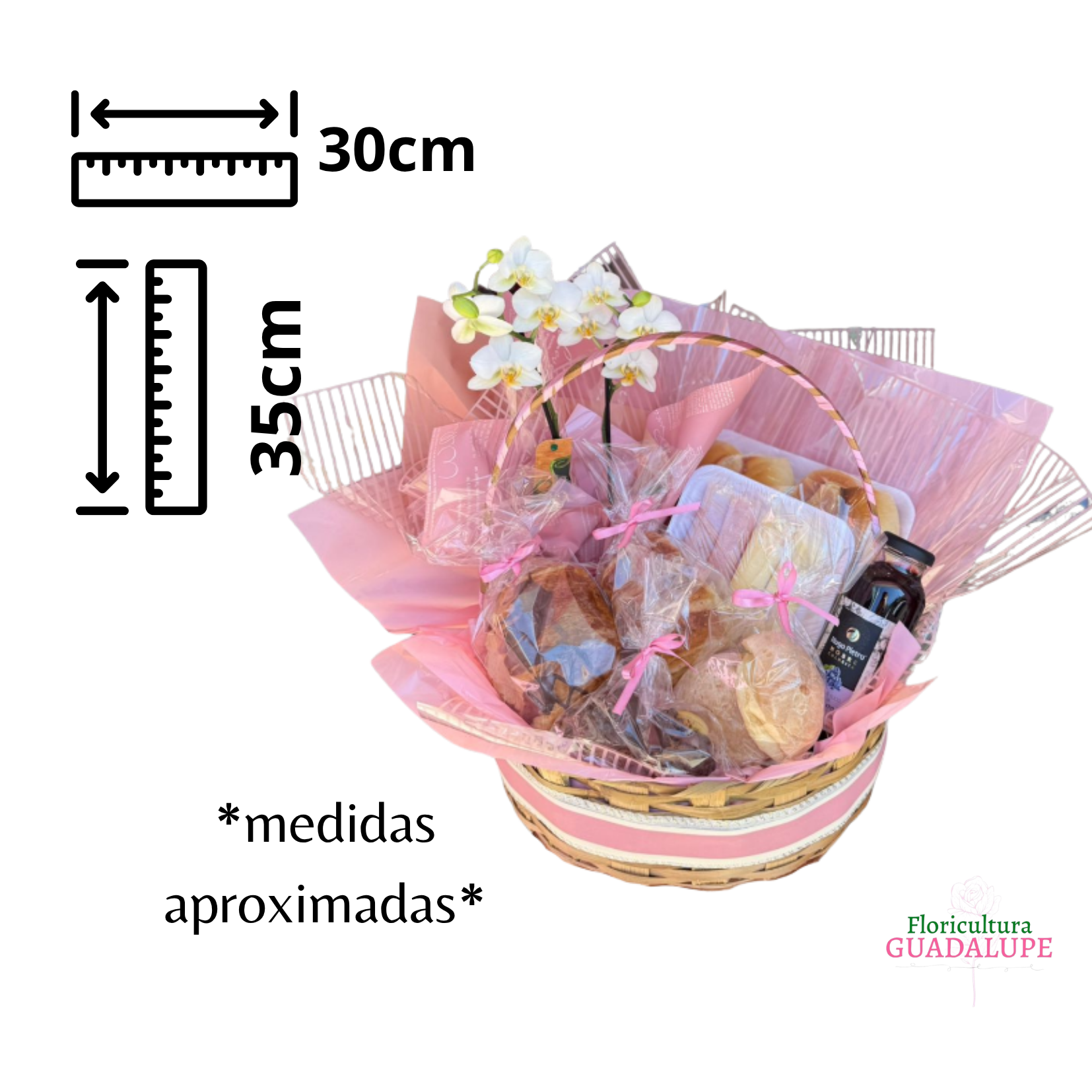 Cesta de Caf� da Manh� - Flower Edition