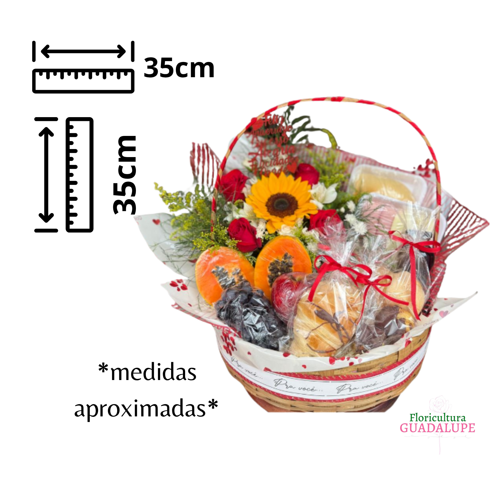Cesta Caf� da Manh� - Fruit Edition