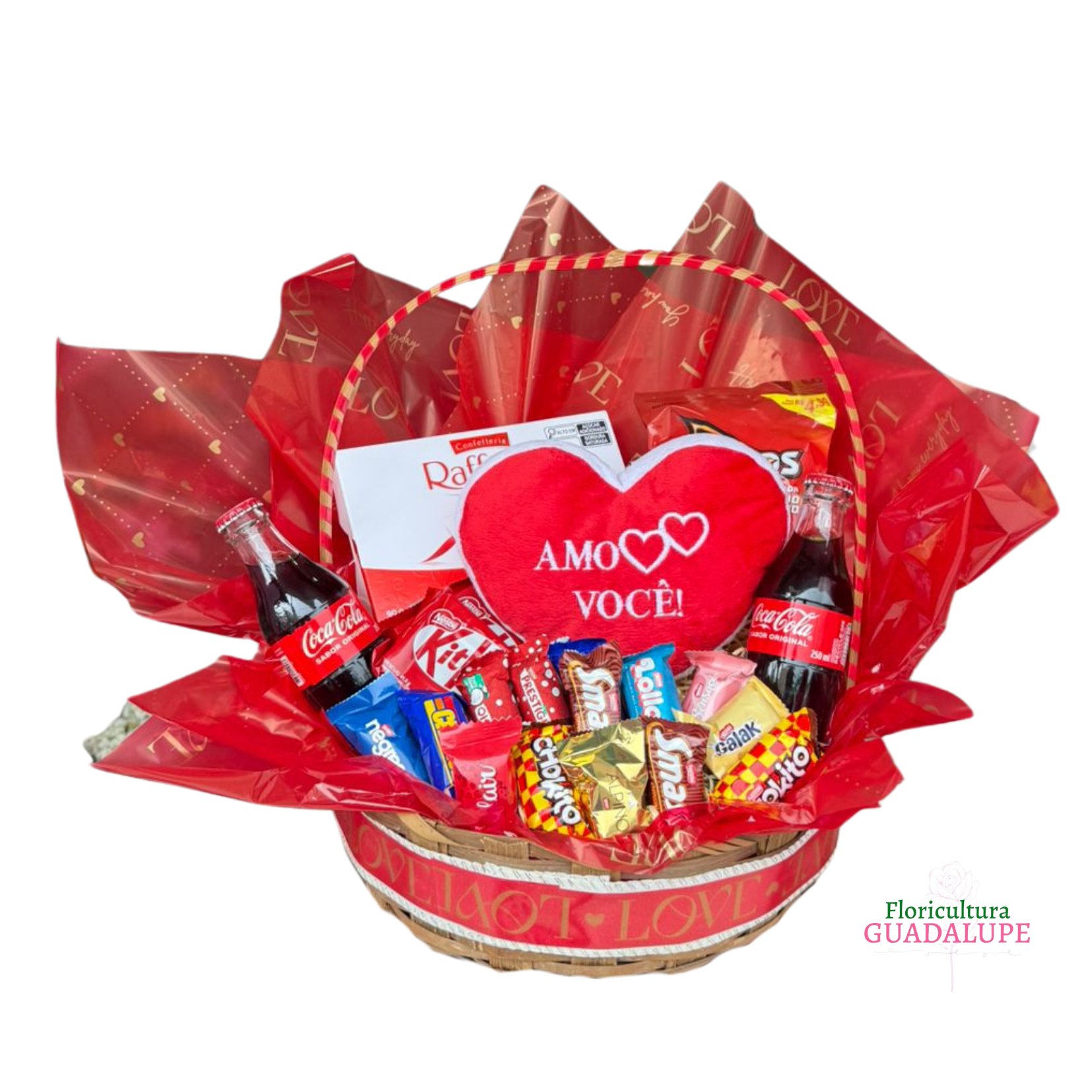 Cesta de Chocolates G - Amo Voc