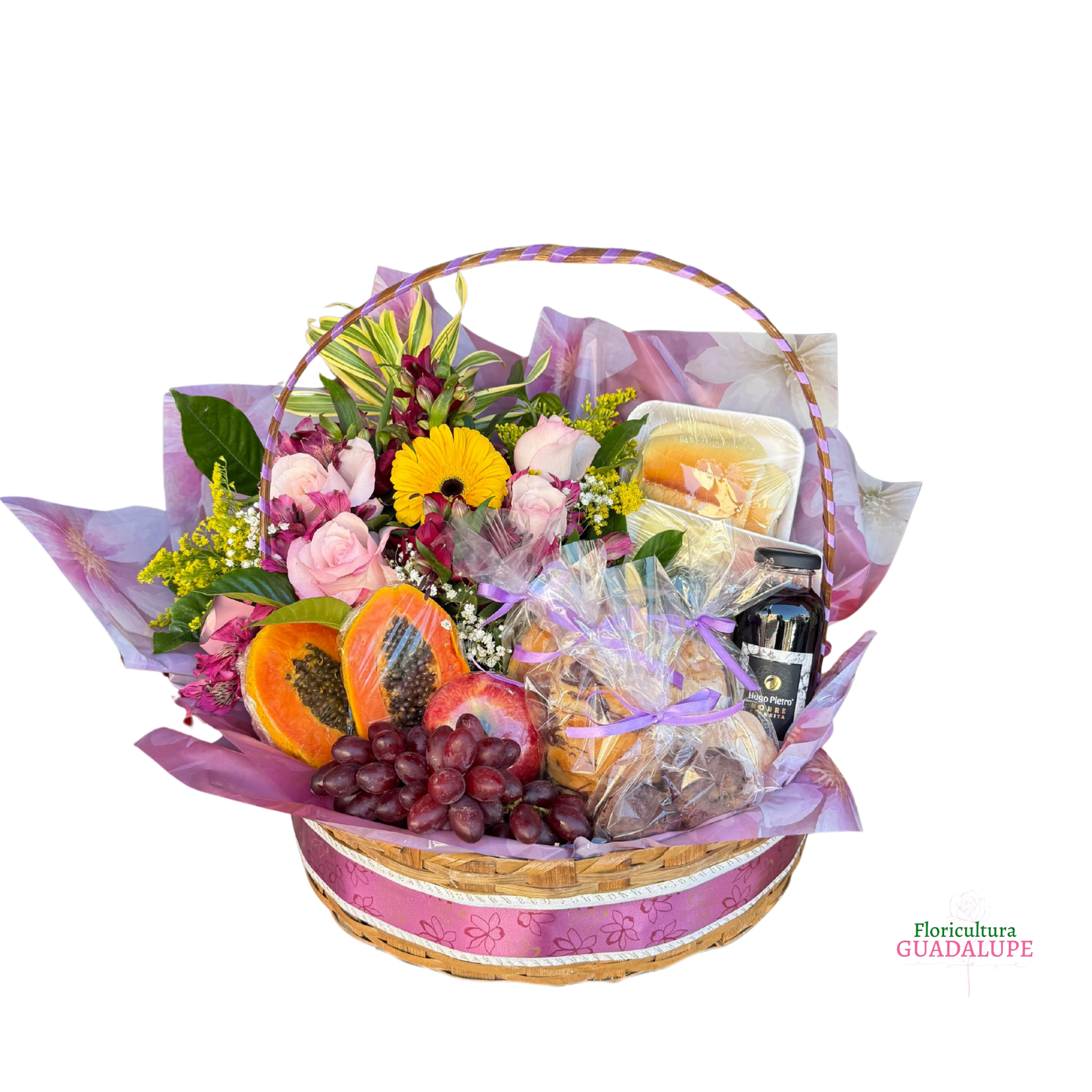 Cesta Caf� da Manh� - Purple Fruit Edition