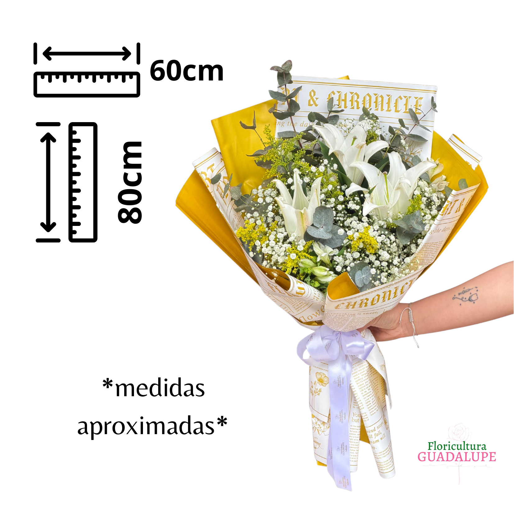 Buqu� de 2 L�rios - Glan