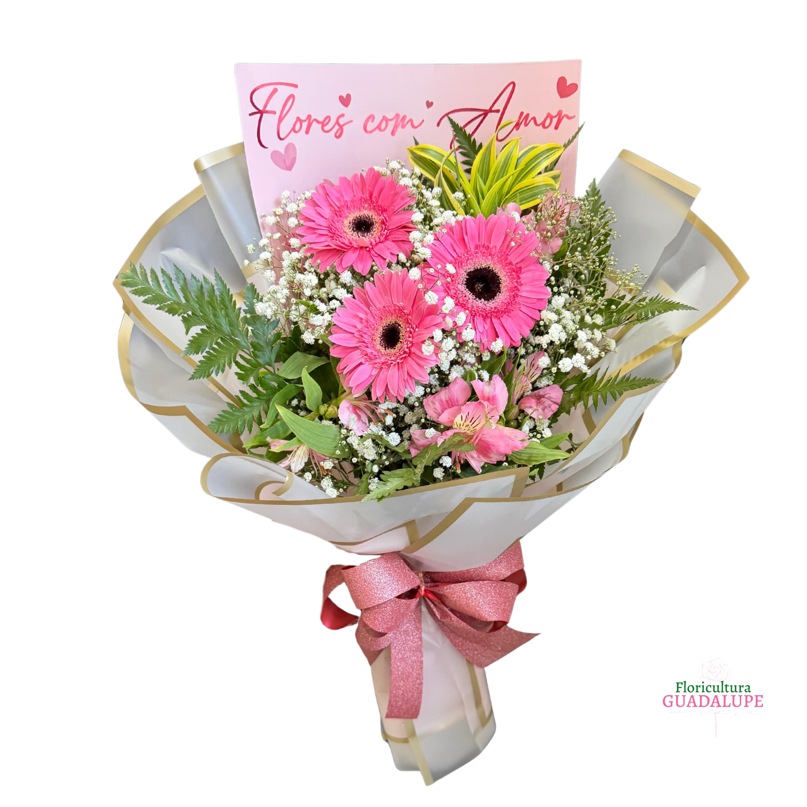 Buqu� de 3 G�rberas - Glan