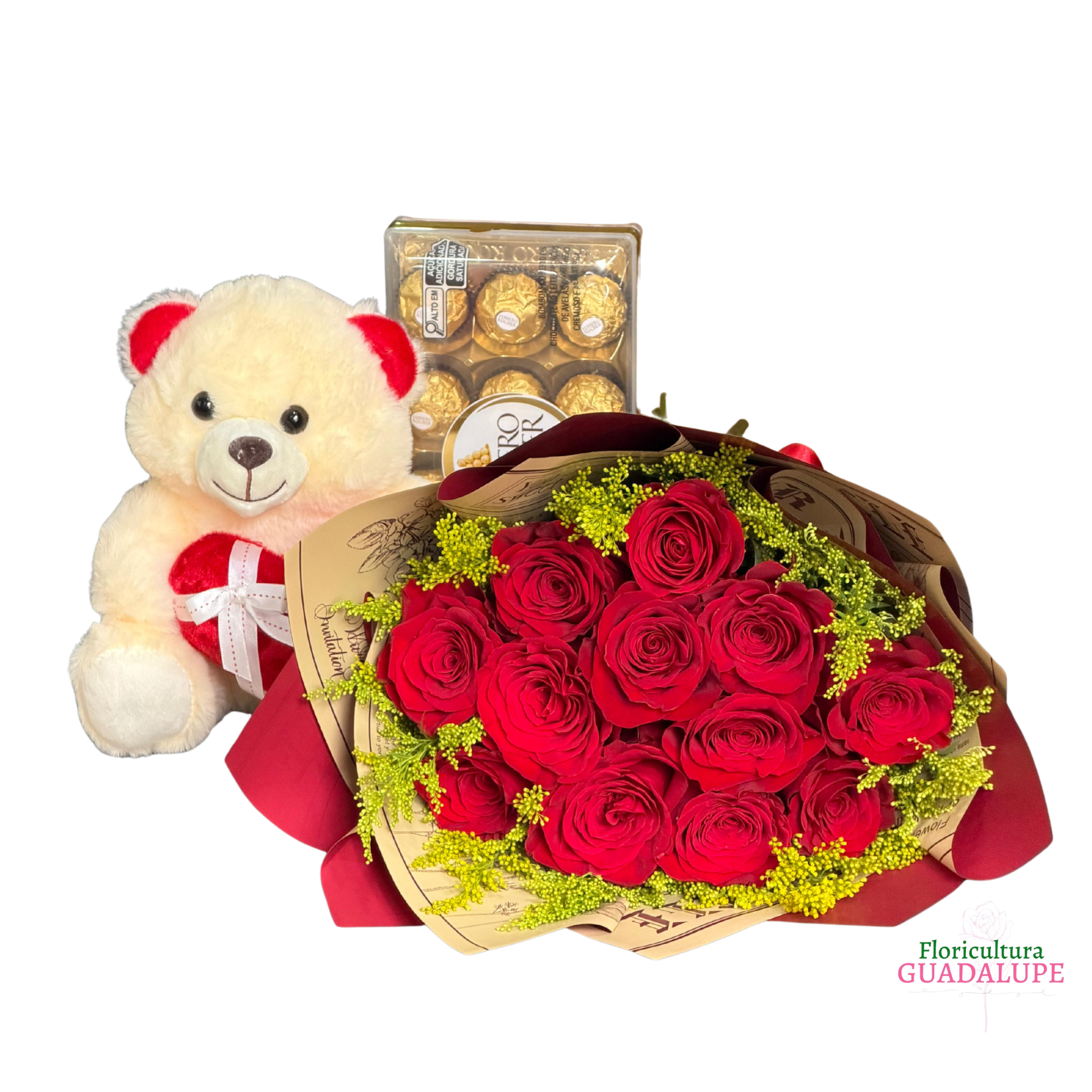 Kit 12 Rosas Vermelhas - Encanto