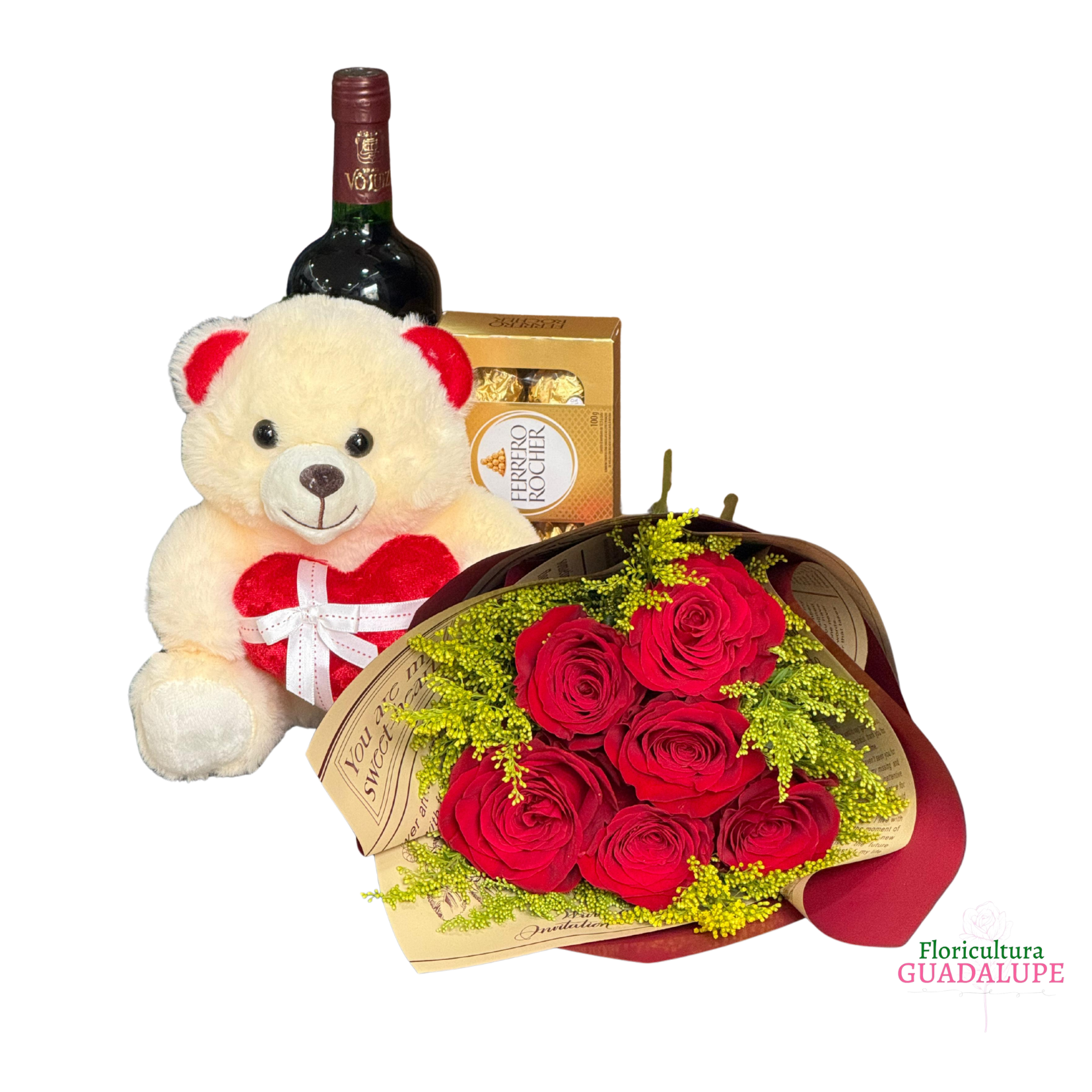 Kit 6 Rosas - Luxo