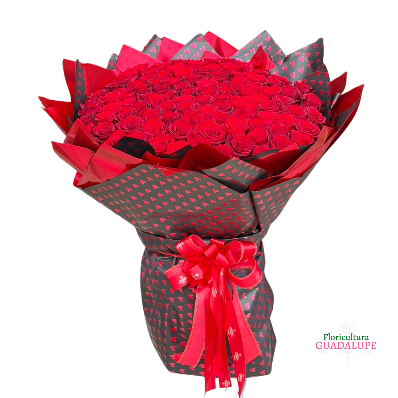 Buqu� de 100 Rosas Colombianas - Elegance