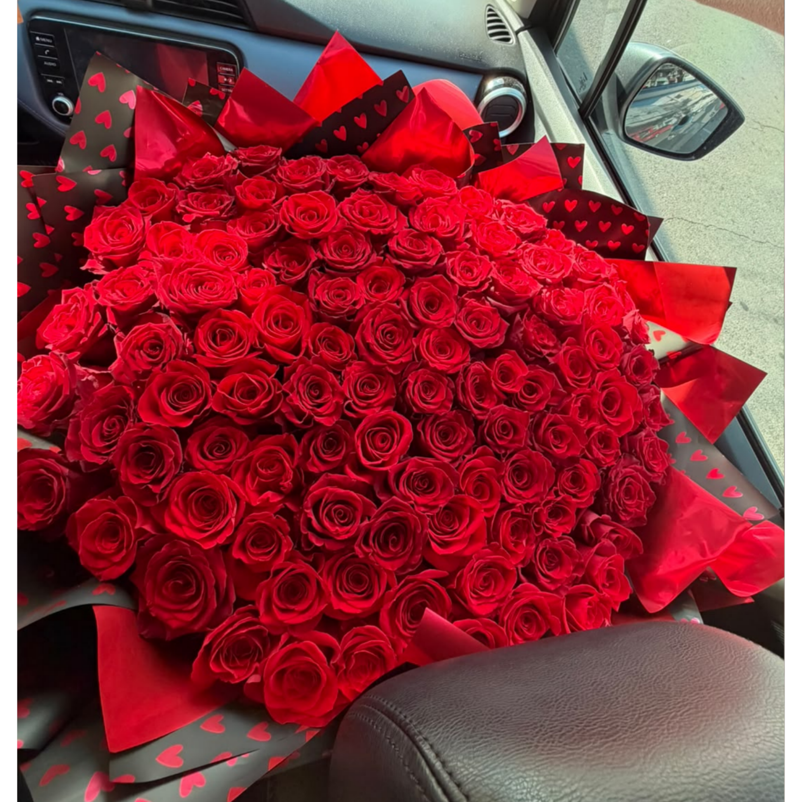 Buqu� de 100 Rosas Colombianas - Elegance