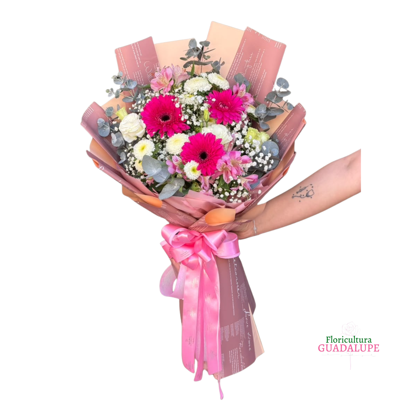 Buqu� de 3 G�rberas - Elegance