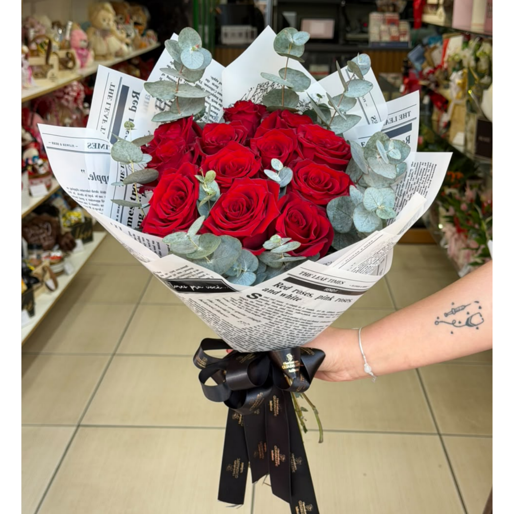 Combo de 12 Rosas Colombianas - Importada