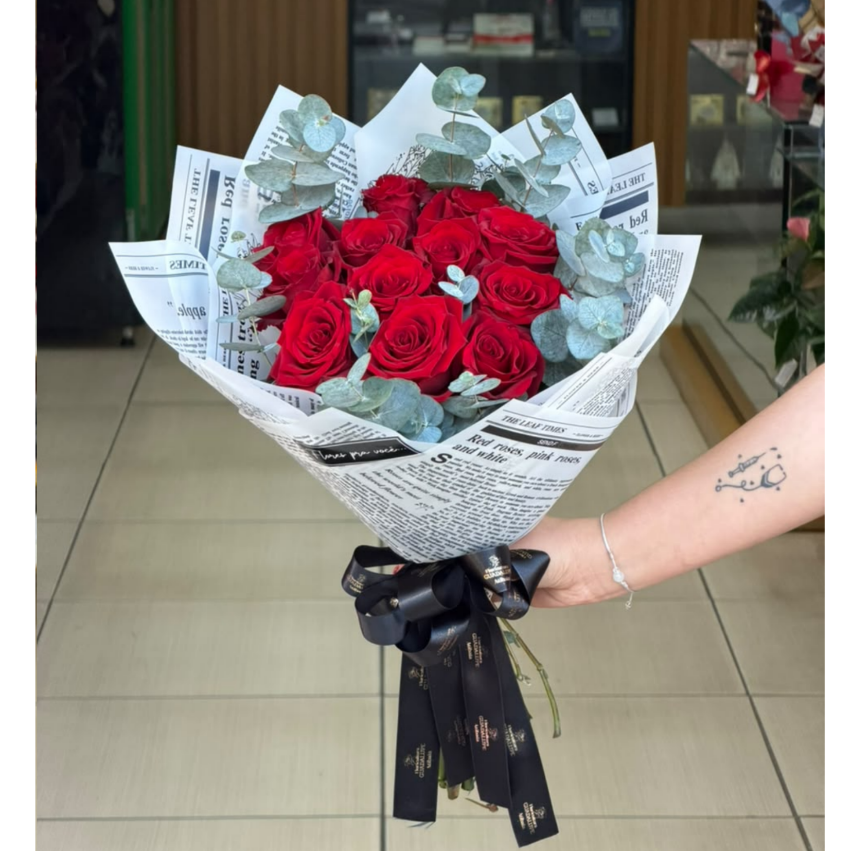 Combo de 12 Rosas Colombianas - Importada