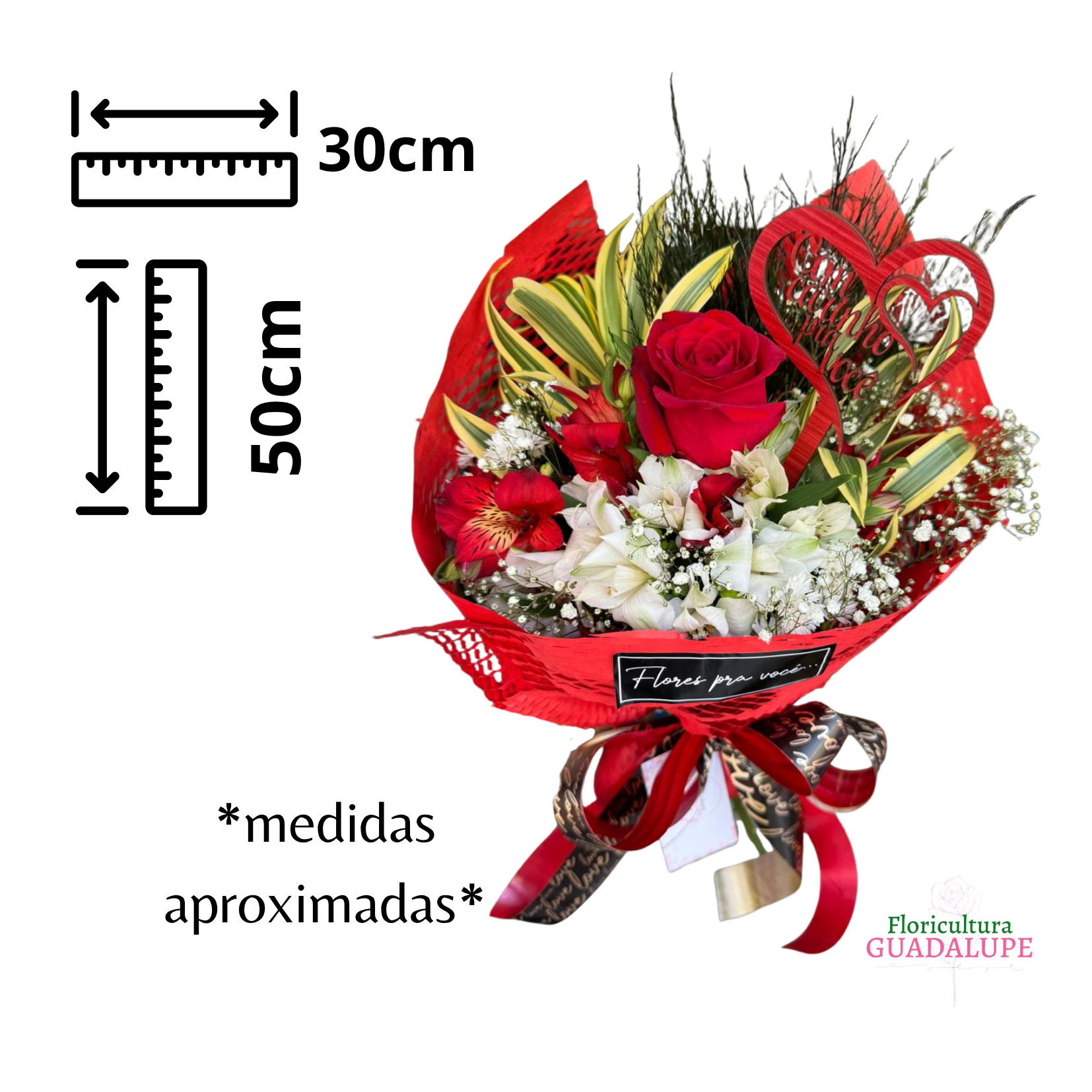 Mini Buqu� - Rosa Unit�ria