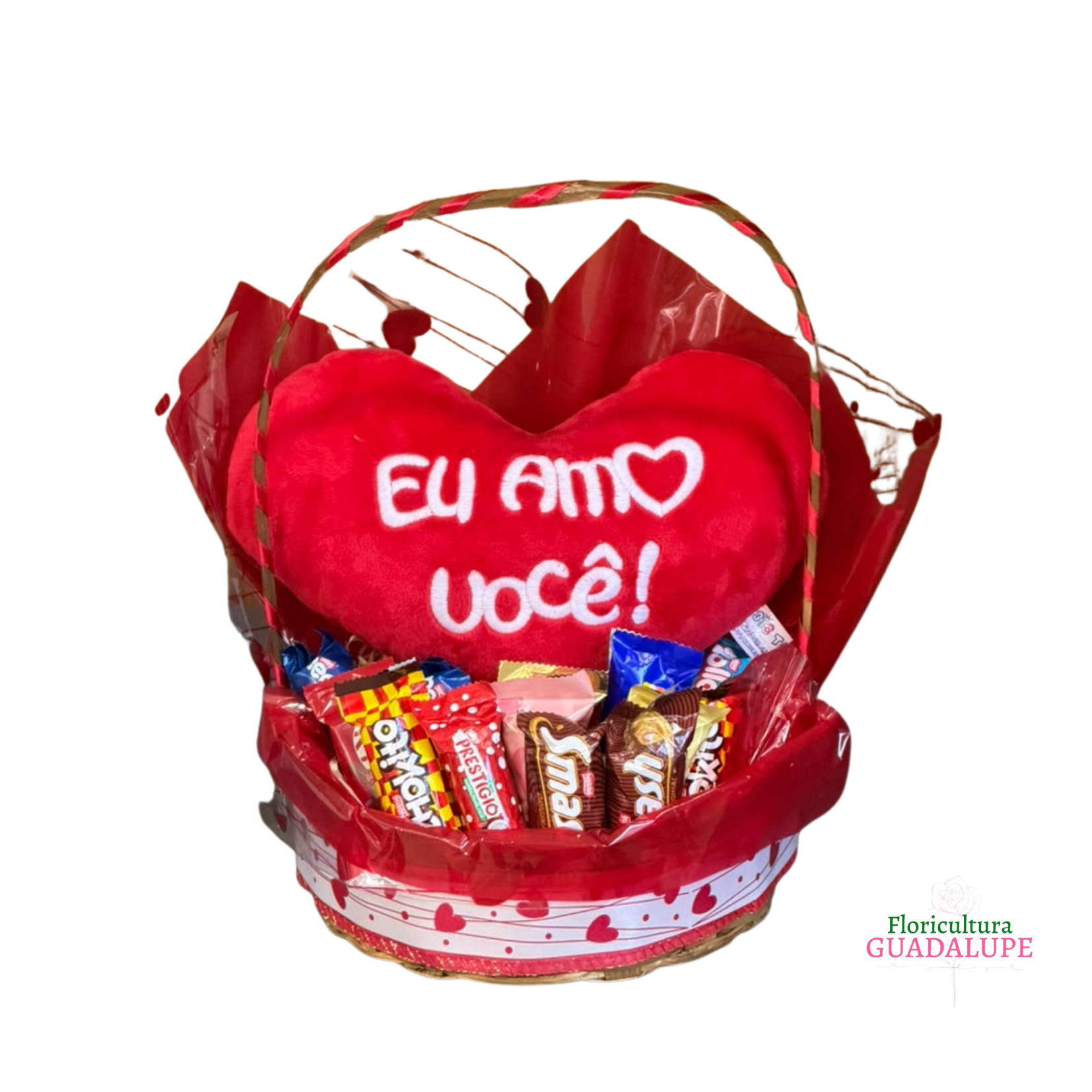 Mini Cesta - Amo Voc�