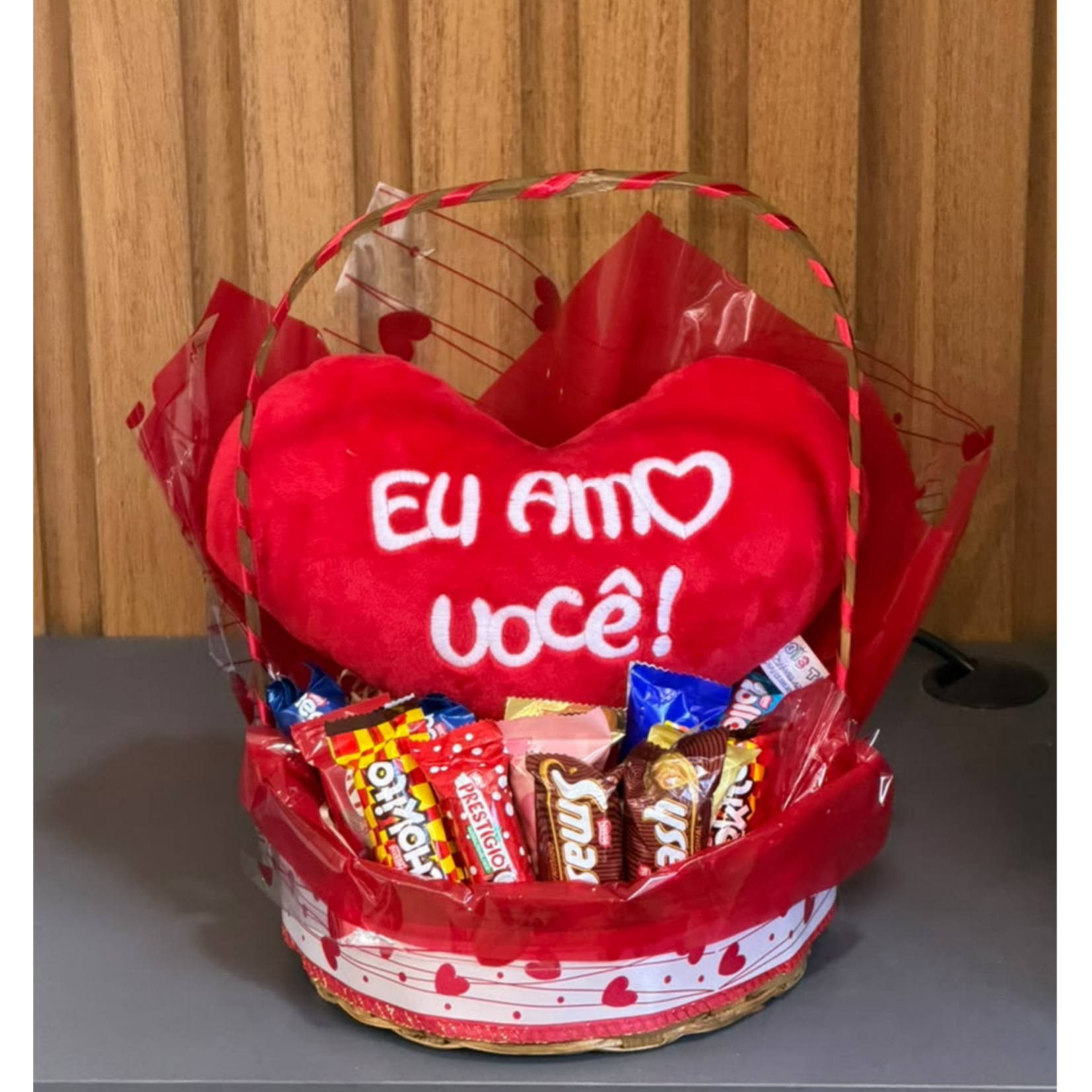 Mini Cesta - Amo Voc�